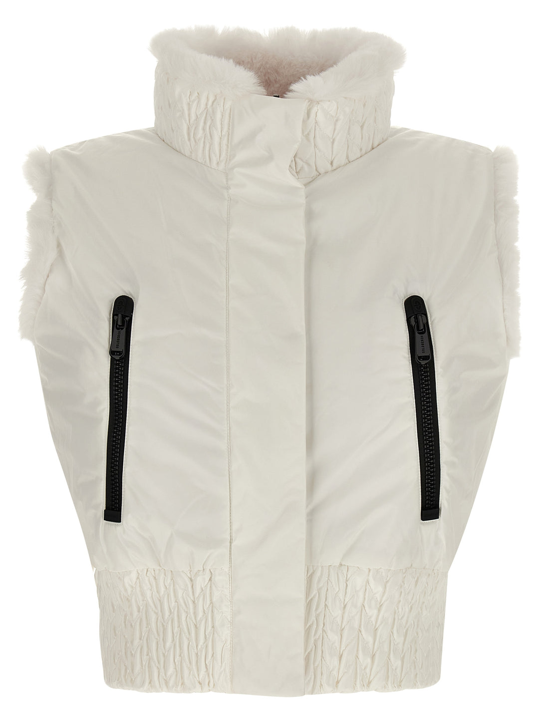 Goldbergh Dahlia Gilet - White | 8c6c40d6ba864c2ff06a6f71eb381ad5eb83bda3
