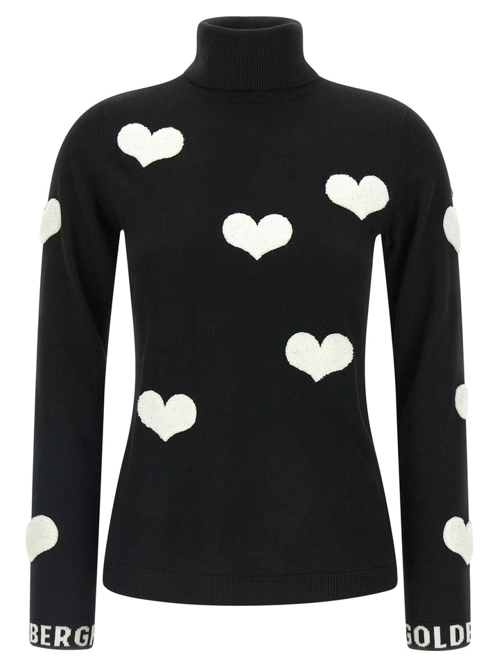 Goldbergh Bacio Sweaters and Cardigans - White/Black | 63ca68c4c2ac5125280d0dfe838ffcf48c99249e