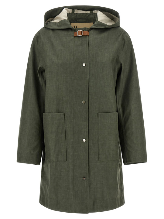 Linen Raincoat Coats And Trench Coats Green