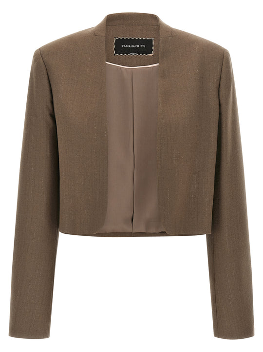 Bolero Blazer Blazers Brown