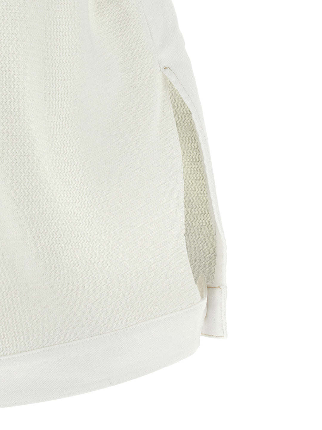 Fabiana Filippi Denim And Knit Vest Gilet - White | 29ded9038f51a15481c03d1564812a344892478e
