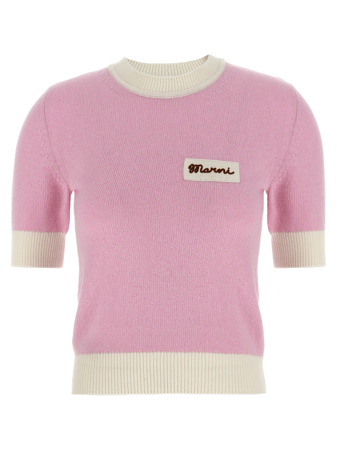 Marni Cropped Sweater Sweaters and Cardigans - Pink | 27f868e97b2e0b6692fd1b26d5c37dd719d50524