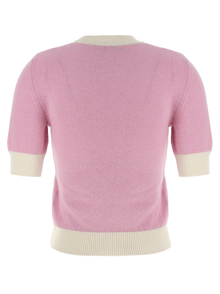 Marni Cropped Sweater Sweaters and Cardigans - Pink | 4d736aef483c3d6e4d5d67a269fae29db9fe20f9