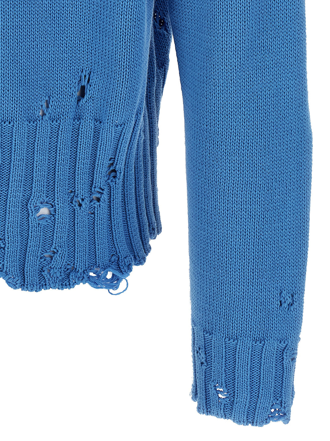 Marni Logo Embroidery Sweater Sweaters and Cardigans - Blue | d88d9fe7bcbb4bd2d408fb335b477d464d55d32f