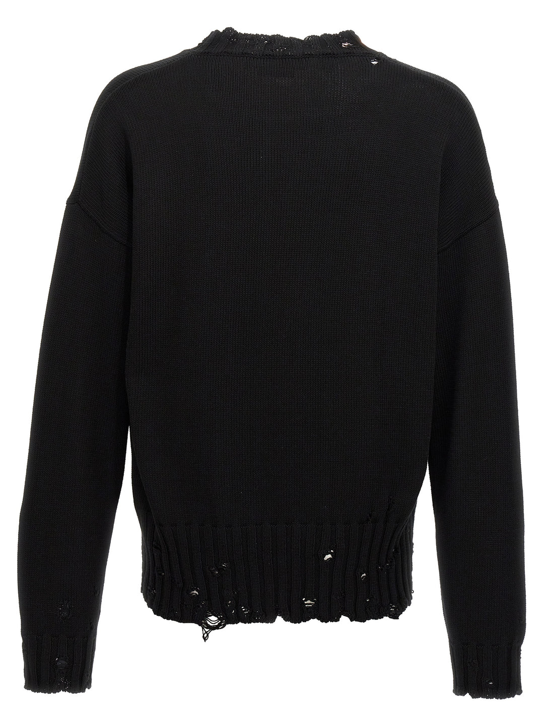 Marni Destroyed Effect Sweater Sweaters and Cardigans - Black | 8b81eac1a241d679484ab03689f4e5499d1c2bd1