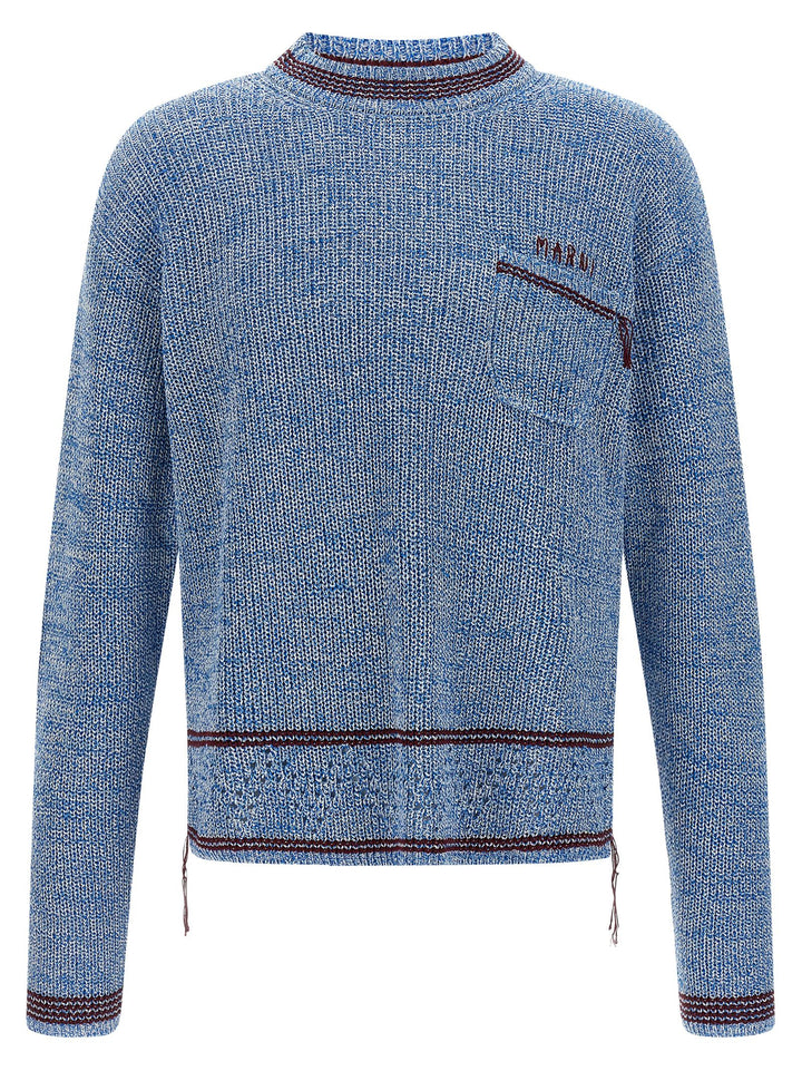 Marni Marni Mending Sweaters and Cardigans - Light Blue | 948c3b14ec768aa9a8d7824afe9258865d35da7d