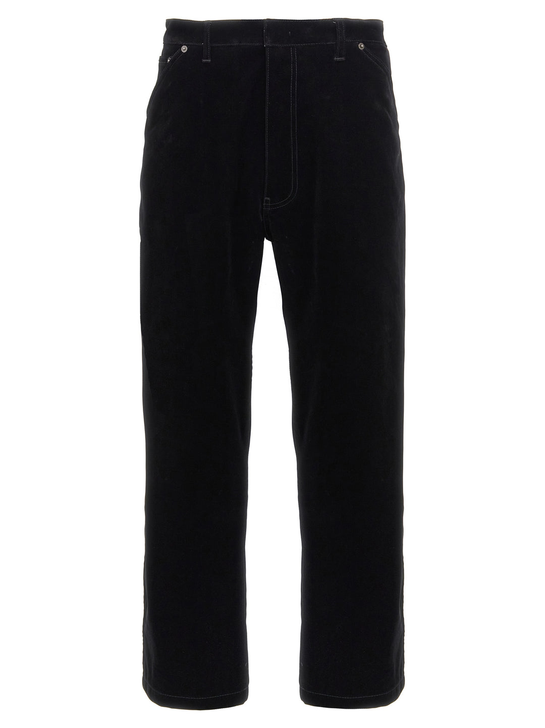 Prada Velvet Pants - Black | d7ebf9ebc16bbfdd4cba662ea63e44c9654efb99
