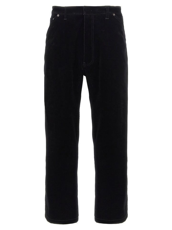 Prada Velvet Pants - Black | d7ebf9ebc16bbfdd4cba662ea63e44c9654efb99