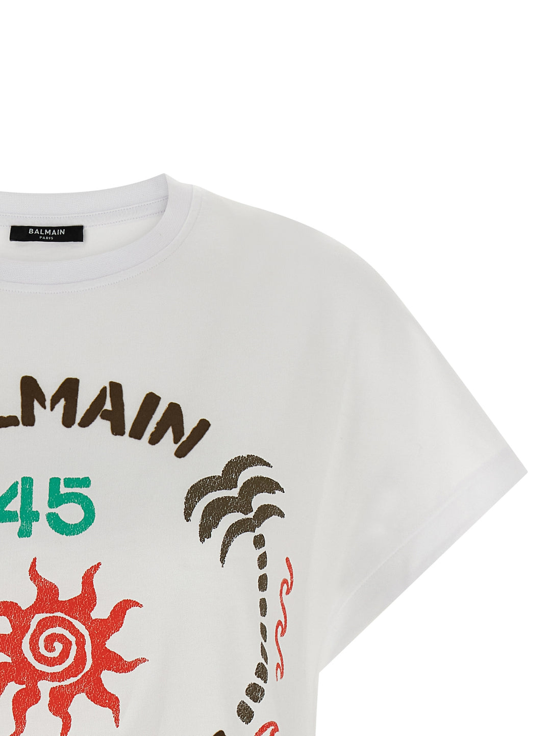 Balmain Club 45 T-shirt - White | ee59e735dd5e32746f93ba8214c73e9245f152e9