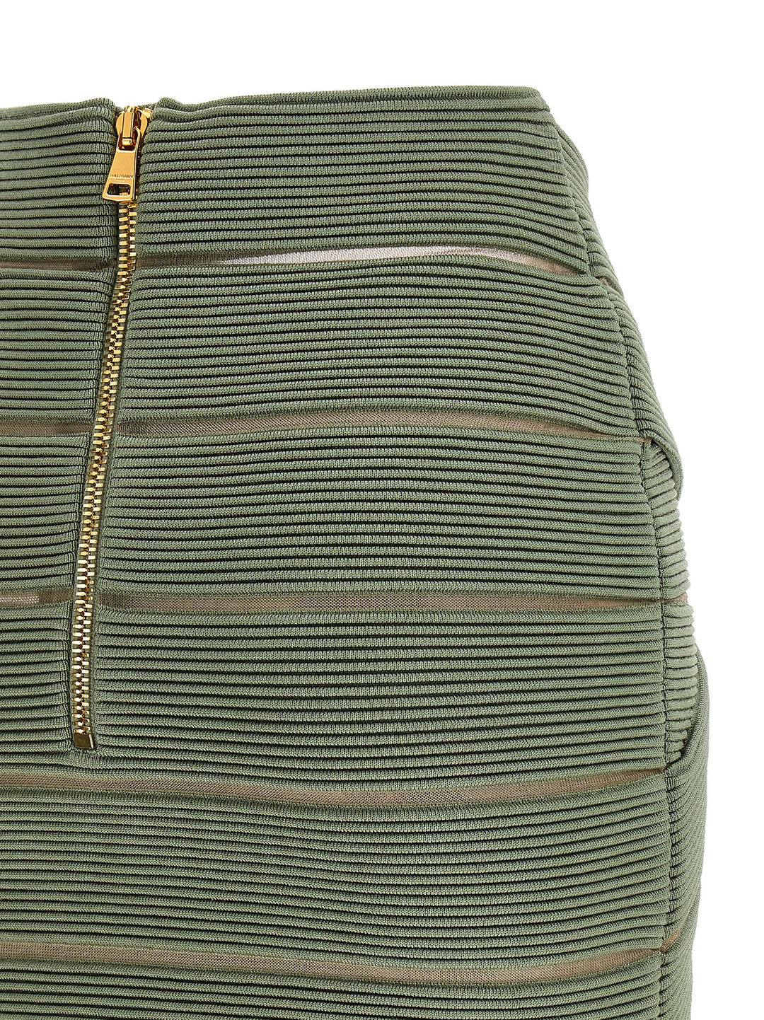 Balmain V-Shaped Waist Skirt Skirts - Green | 1f73224312be178ab80f21585cfc42be557d705f