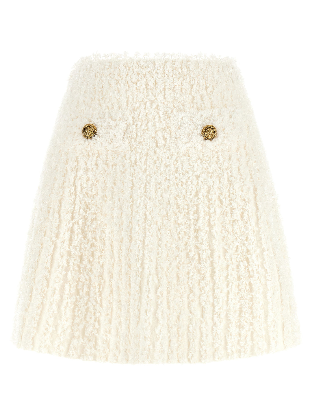 Balmain Plumetis Tweed Skirt Skirts - White | 5a44d5b2574f8f377b428a4a14d96a956d13e70d