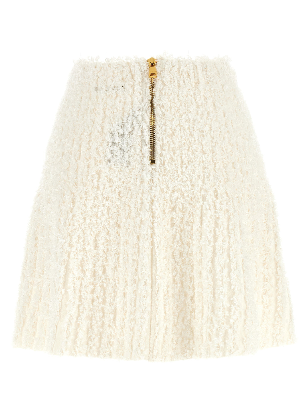 Balmain Plumetis Tweed Skirt Skirts - White | c871f2af35c7d9e27792c46a7374164f19c0836a