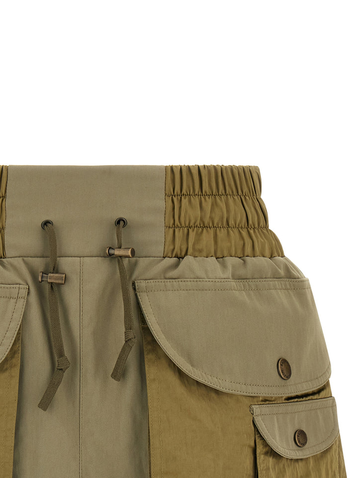 Balmain Utility Bermuda and Short - Green | f1c458788b7443ea06b0c36aa1853e6ed3b2d9d3