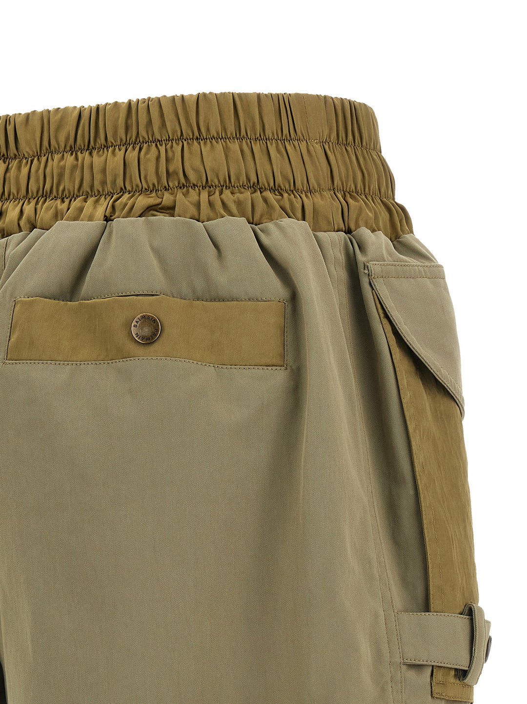 Balmain Utility Bermuda and Short - Green | 453c942748bd79ce24e787cf2f5c4bfd10dbfb4f