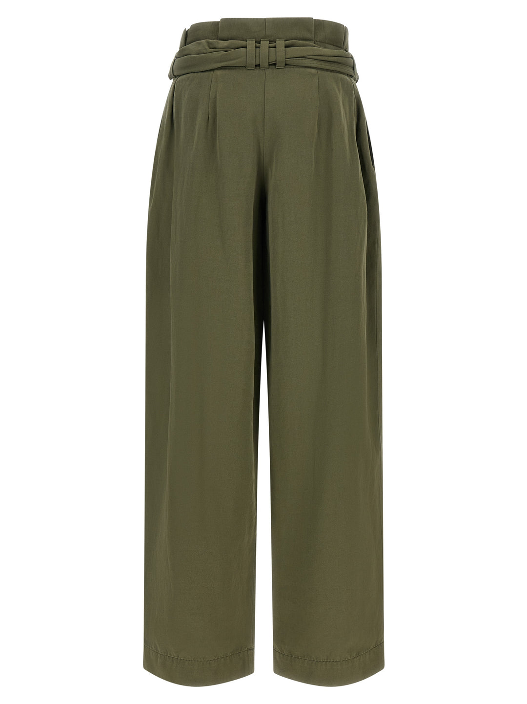 Balmain High Waist Pants - Green | 9f82267fffc9a979708358a31879797172d86b00
