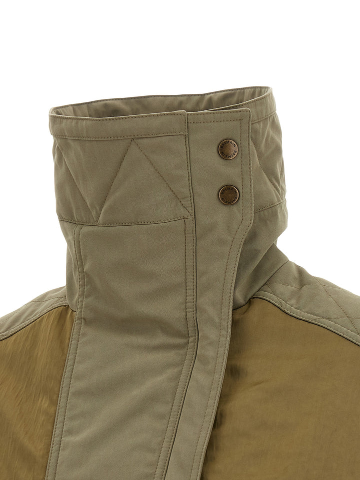 Balmain Utility Puffer Jackets - Green | 79ae94aec4f7b2375a9c4c94ddaeea27703d996b