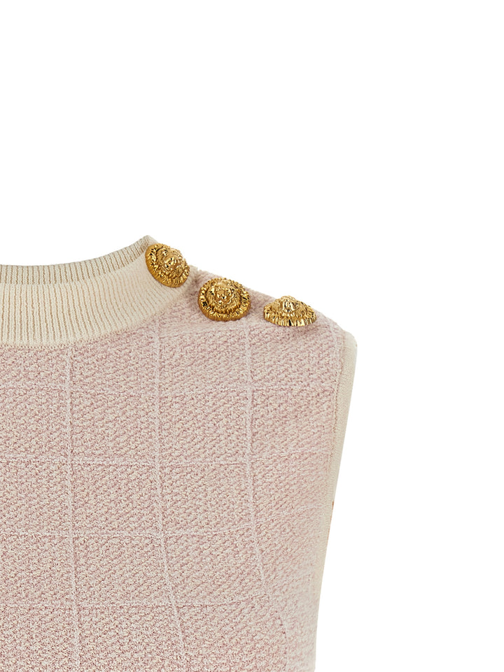 Balmain Testa Di Leone Tops - Pink | f734d10cc80b93fb19a601c3f5e4843e4029e245