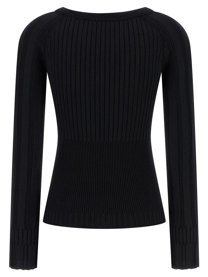 Balmain 3 Buttons Sweater Sweaters and Cardigans - Black | c2be6711835df61e2c358f87454f3000fbe41c43