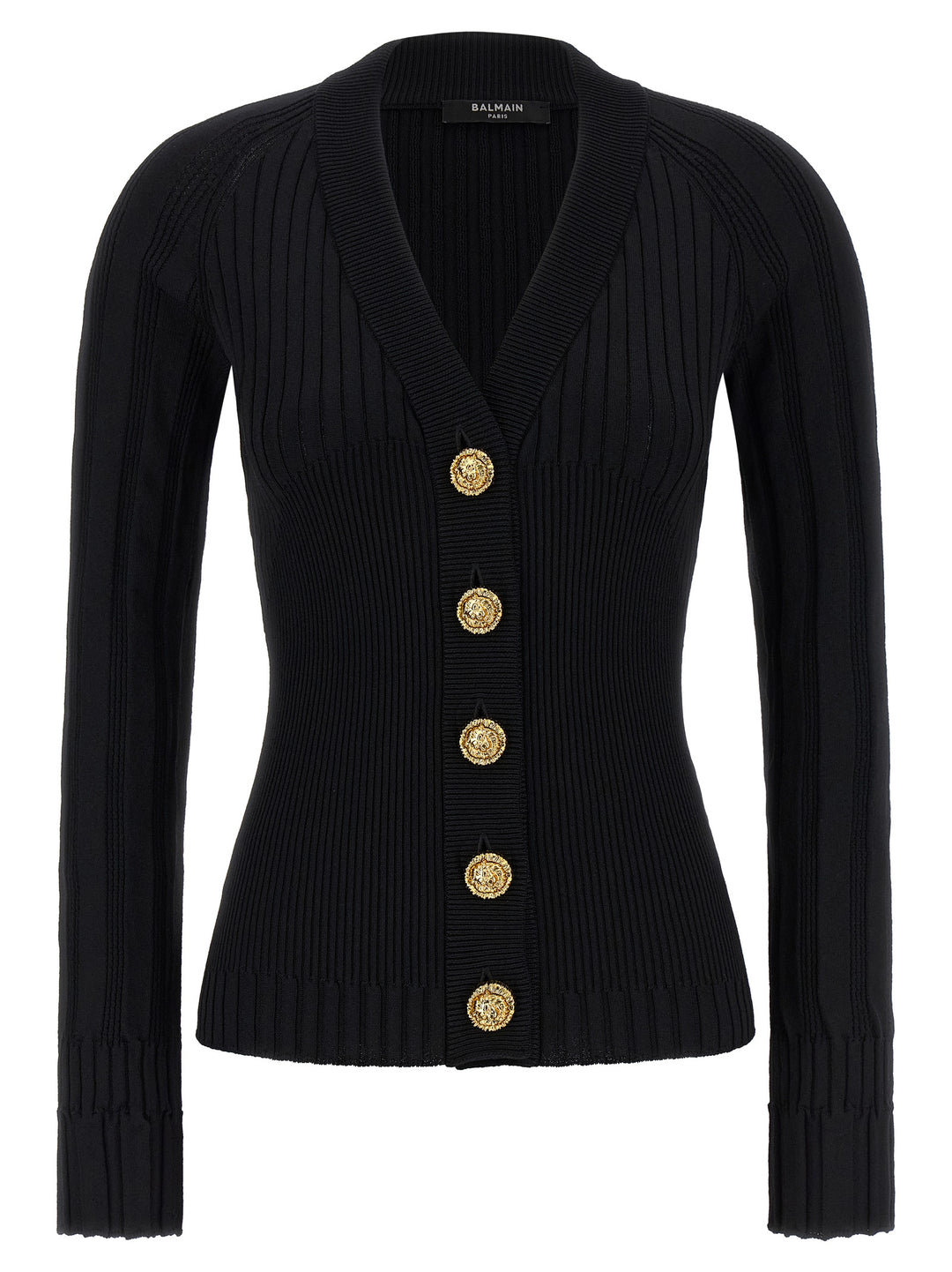 Balmain Button Cardigan Sweaters and Cardigans - Black | d8e6997995c3872dd6043cfa30f784c8565a2910