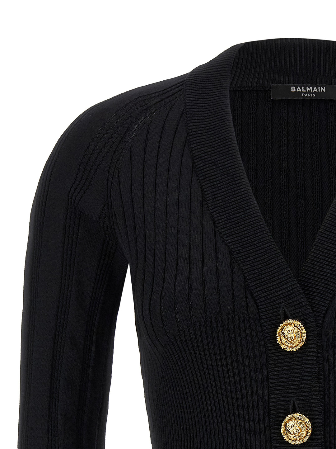 Balmain Button Cardigan Sweaters and Cardigans - Black | ec8a7140fd78bc416c2647ea5288942593a9c8ab