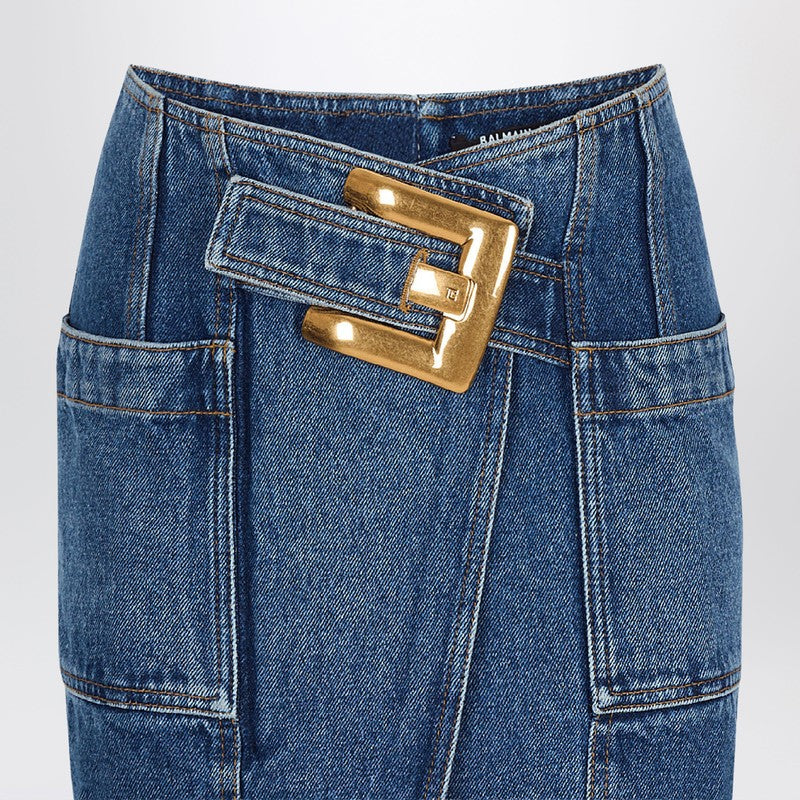 Balmain Skirts - Blue | d804a4a4999342d1bf87cbd1bc61c821bdfe67c2