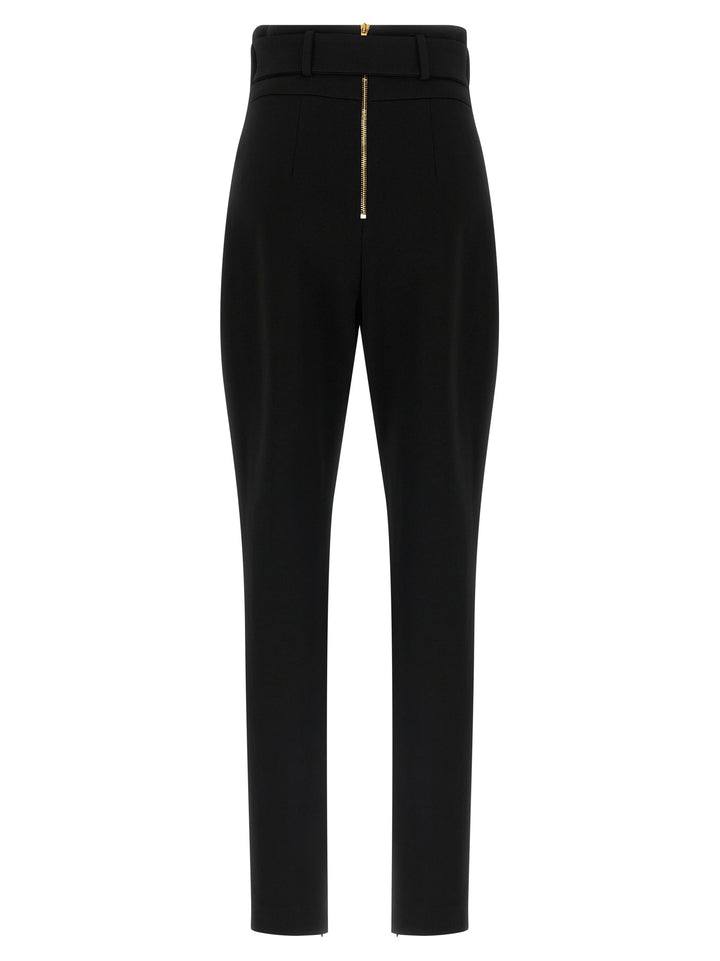 Balmain Belted Pants - Black | c5a1706525d46700726c3aed020dbea53a5575a8