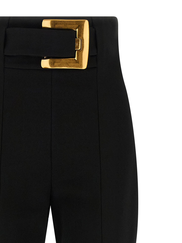 Balmain Belted Pants - Black | 905ca5abc44767c6de61963a04e5a4b129febb88