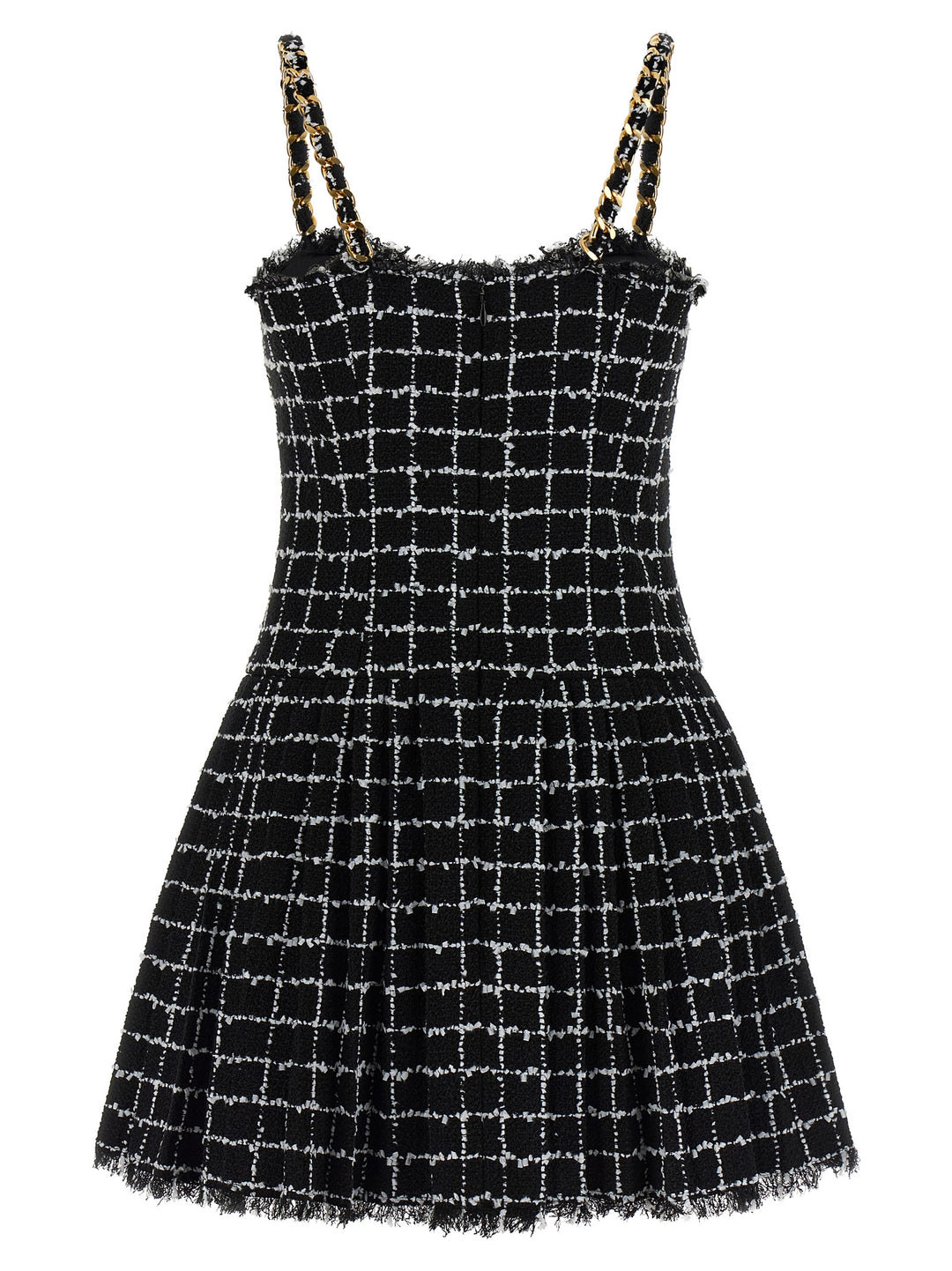Balmain Tweed Dress Dresses - Black | b512de200f38b2c53c769ce84ca550834c7e8fd4