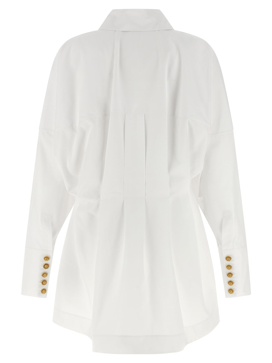 Balmain Chemisier Dress Dresses - White | 04e6982d76355772619cdcbfddd2f684ea778c60