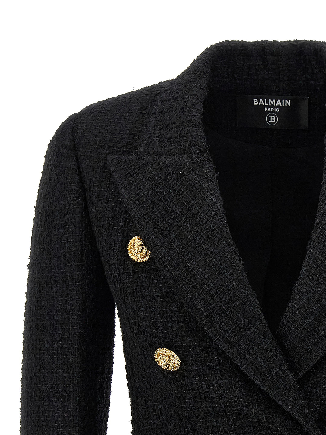 Balmain Tweed Blazer BlazerS - Black | 8ccee8f98ce8904ee7985bcc081ac0286d5377dc