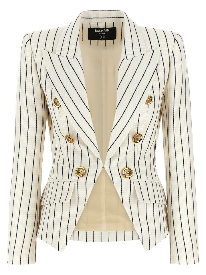 Balmain Couture Fili BlazerS - Blue | b66467a1e55fa33c608c417ba5fc4f2ef7698883