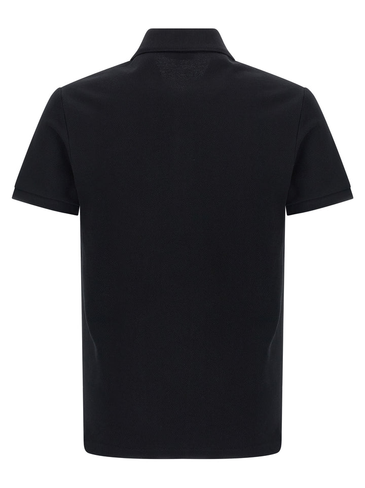 Balmain Embroidery  Shirt Polo - White/Black | 67cf487284e8e337cf67ca922f875f83ddad2ade