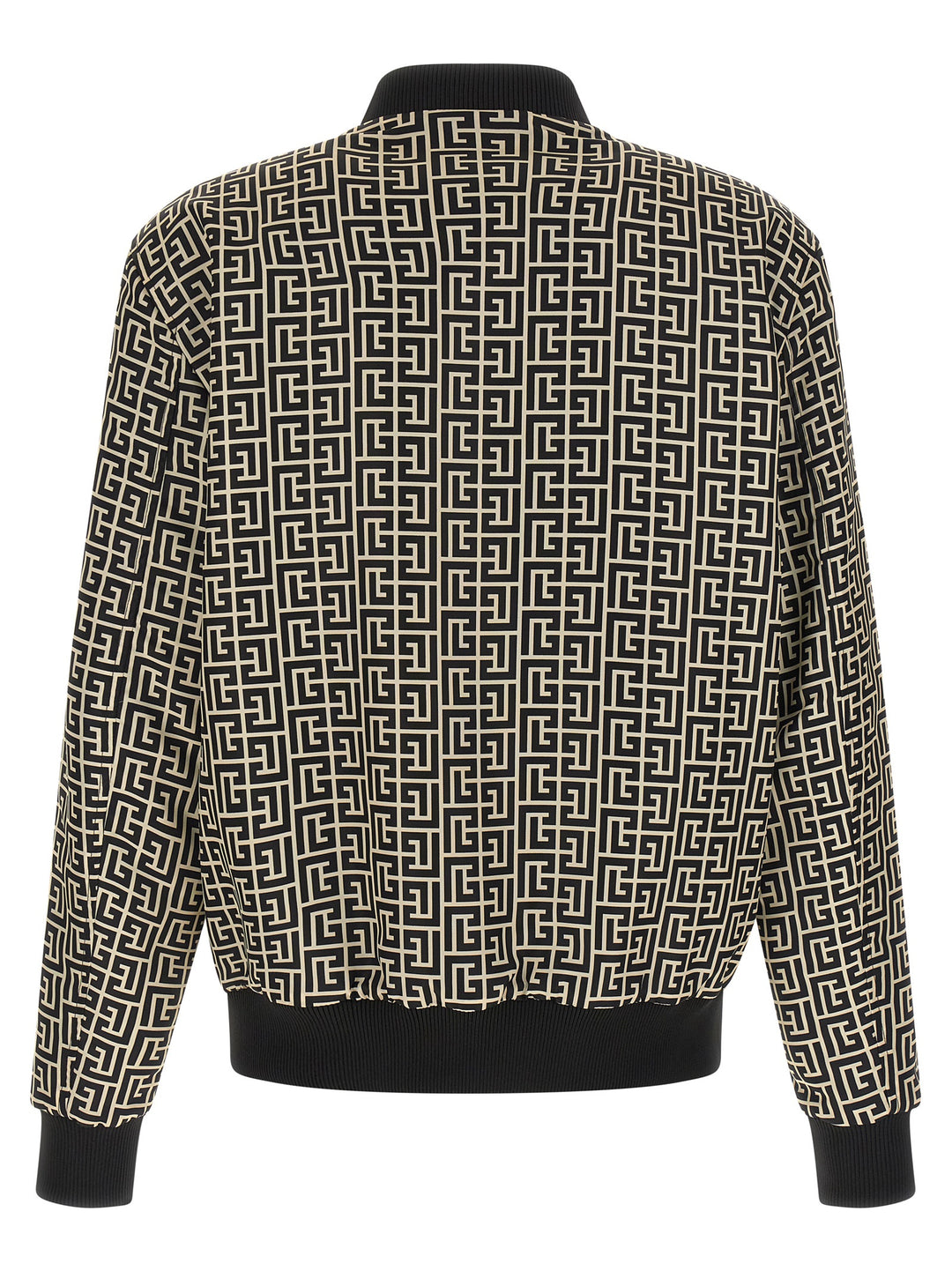 Balmain Monogram Puffer Jackets - Black | c85ee759c38a442032b8bdb2f4cbede8395841f2