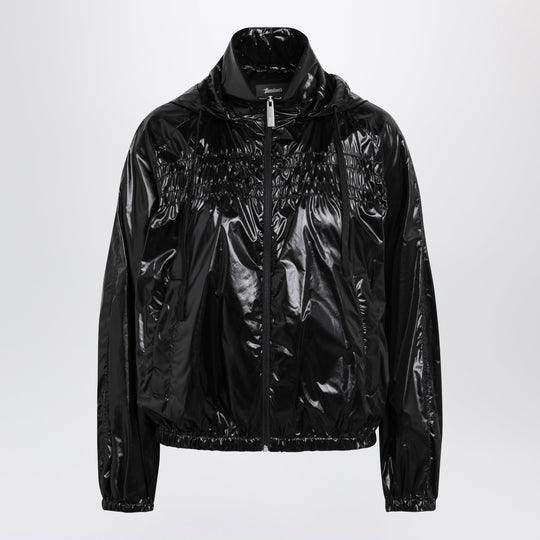 Black Shiny Nylon Jacket