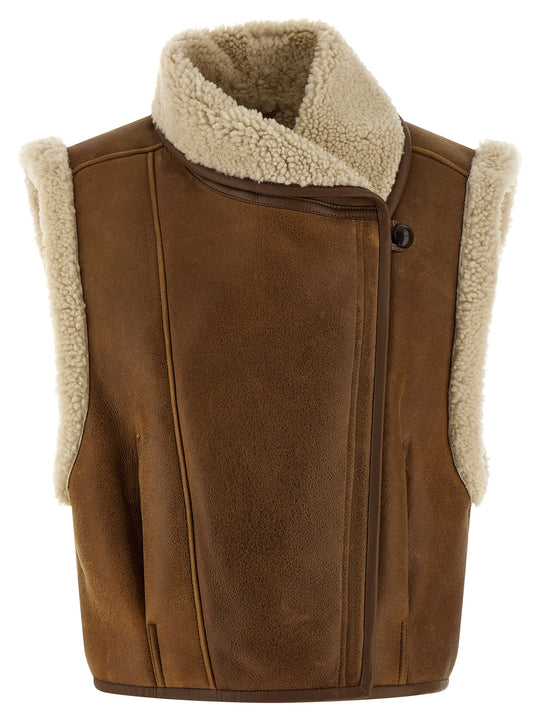Alime Gilet Brown