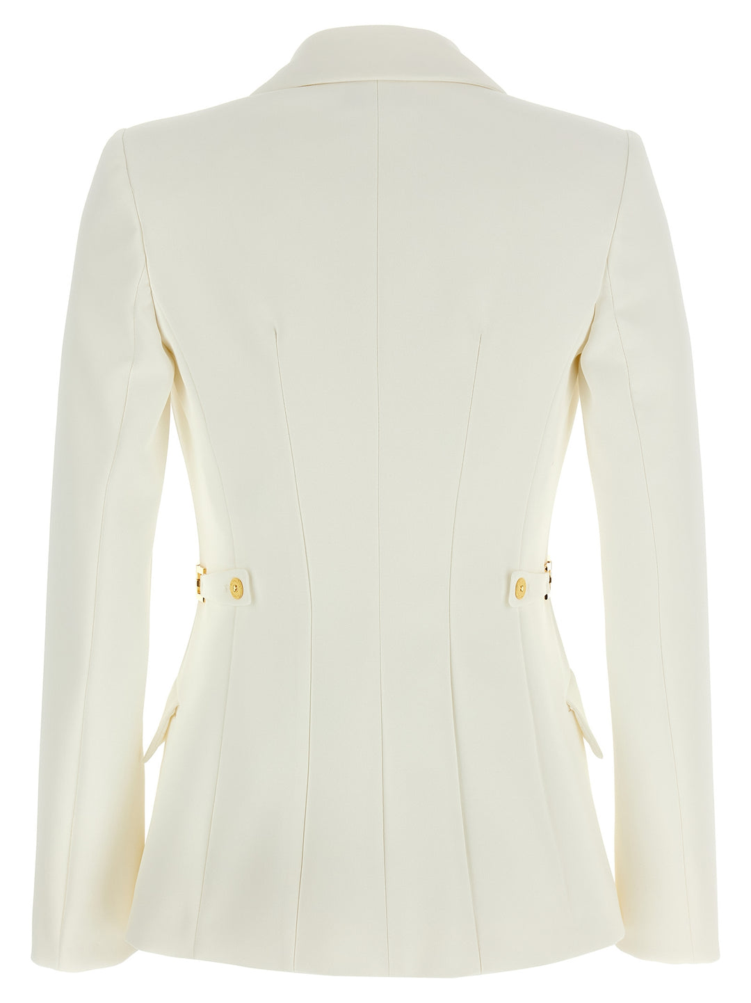 Elisabetta Franchi Jewel Strap Blazer BlazerS - White | 55cb4841135de3eaabc035731b401b4425d34d17