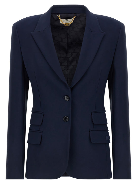 Light CrêPe Blazer Blazers Blue