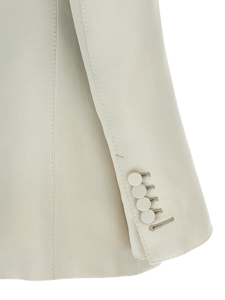 Tom Ford Duchesse Single-Breasted Blazer BlazerS - Beige | 39b34786bcfeba7ec9dcb14ccf9581bc295000de