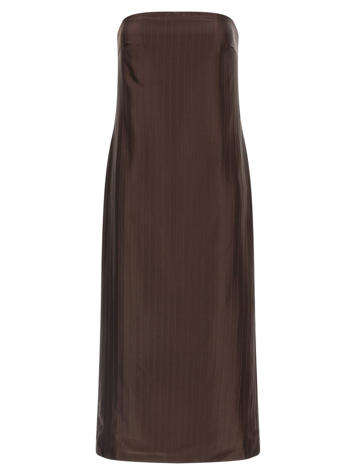 Loulou De Saison Giulia Dresses - Brown | 6c392e9346ed0dc379ec8fee9beda8bded506e27