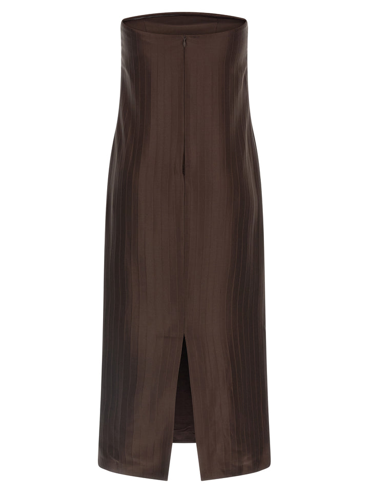 Loulou De Saison Giulia Dresses - Brown | a193477c256a027a8d3cf84aa448bcfc2705a3a3