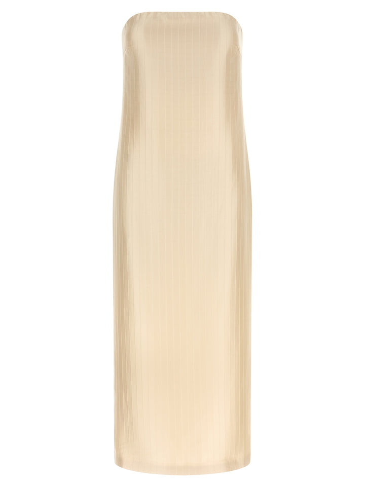 Loulou De Saison Giulia Dresses - Beige | cbf18d52d1dd5d463bc019c41b624d53c0eb1447
