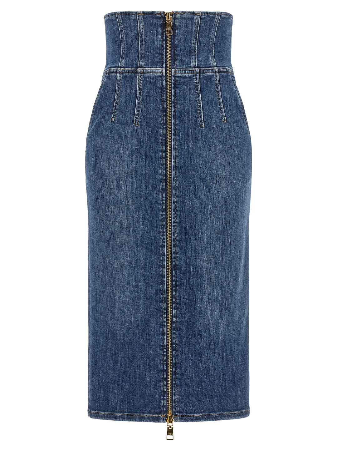 Elisabetta Franchi Denim Skirt Skirts - Blue | 956daef85d4da4affa361b15cb61f5b40d1361e4