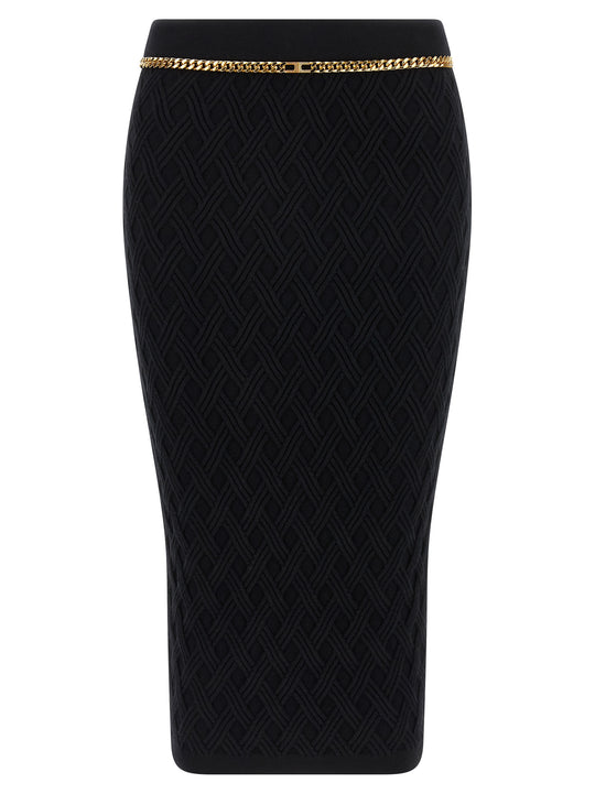 Diamond Skirt Skirts Black