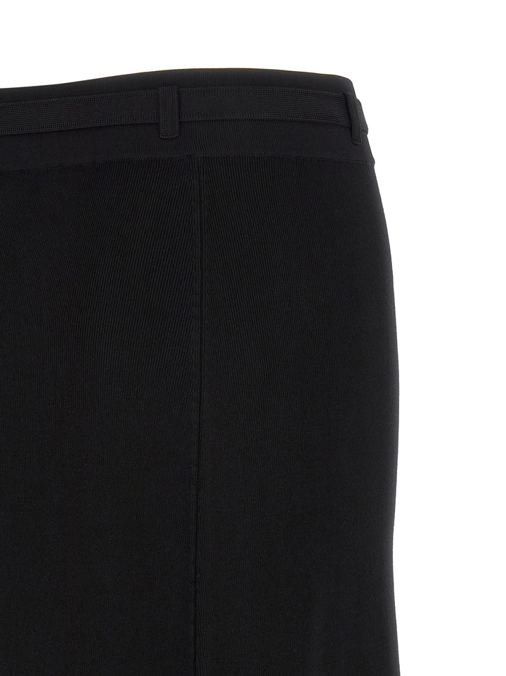 Elisabetta Franchi Side Band Skirt Skirts - Black | baed1197a6be4473275634223347dd10367ae53d