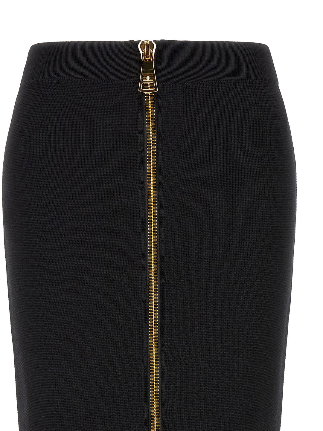 Elisabetta Franchi Zip Skirt Skirts - Black | bcb92d6ec12f2555591e69ee8146c461e028c69a