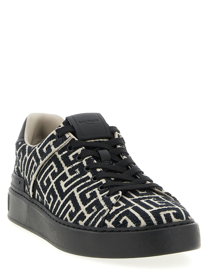 Balmain B-Court Sneakers - Black | 545b8bd26aca6fe64bb8d7bb6fd589a5b1d0adc4