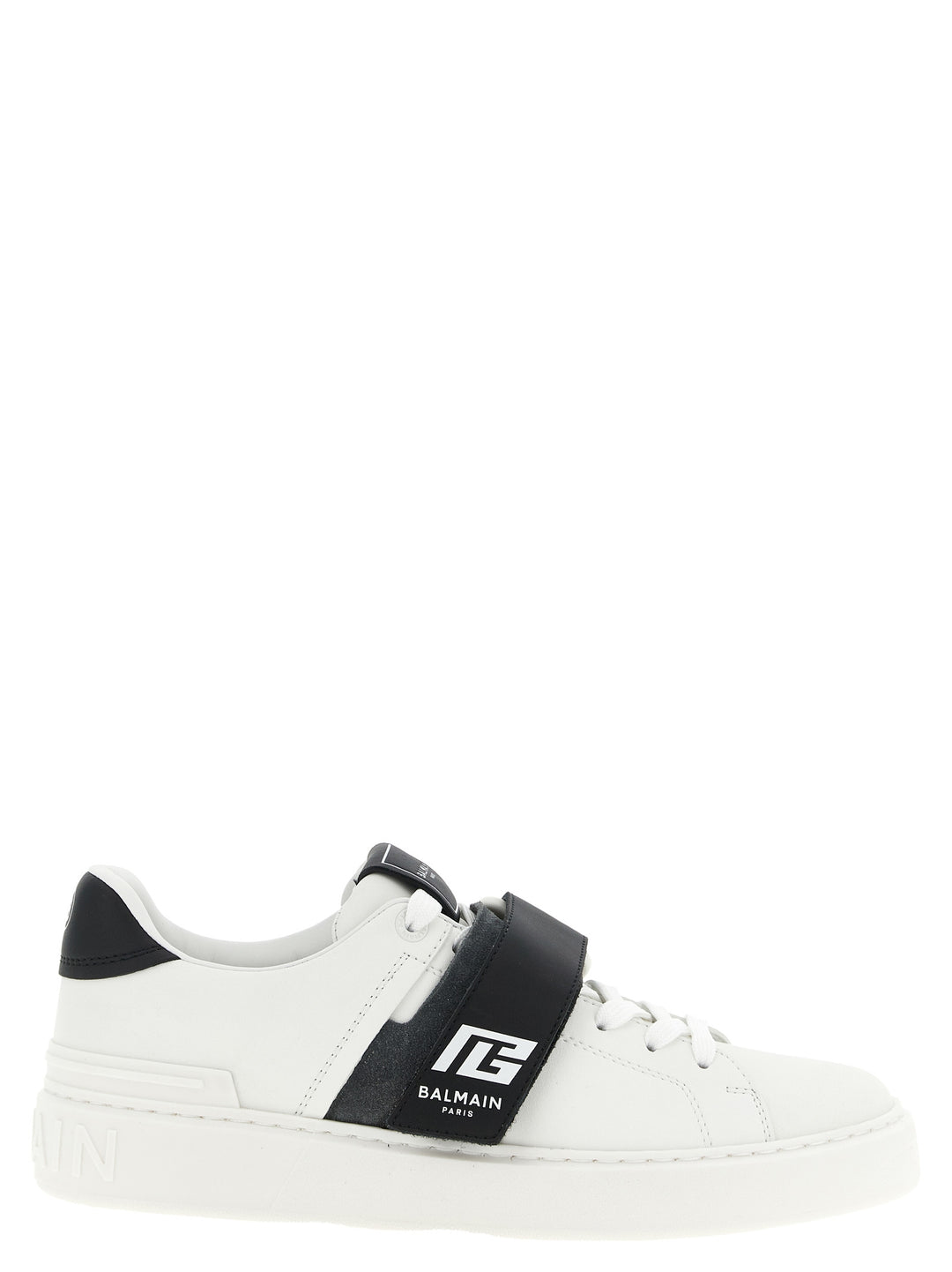 Balmain B-Court Sneakers - White/Black | 70dcc9430727570ef41d409ea798b35a492fe8d6