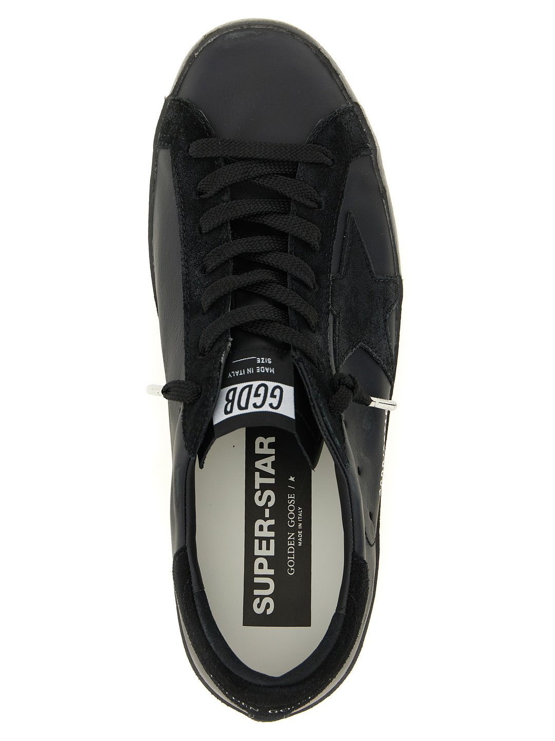 Golden Goose Super-Star Sneakers - Black | ea6674f8ea98c2b4e1a8880a0924d124670b3290