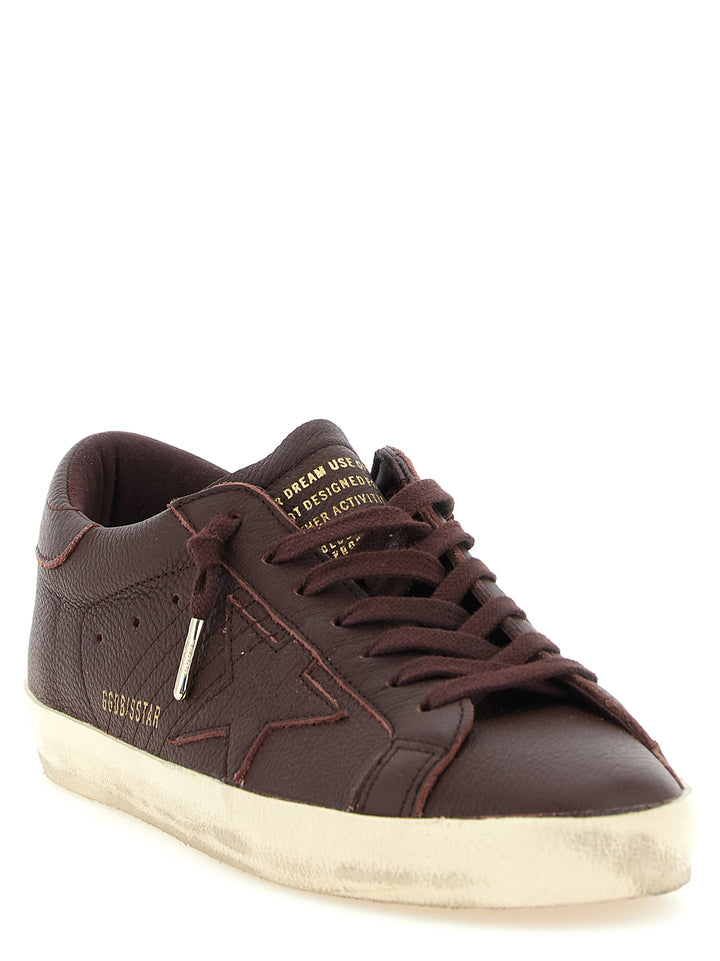 Golden Goose Super-Star Sneakers - Bordeaux | 189e5ba74e79ba55eab10bbcf423b71712ae5b9f