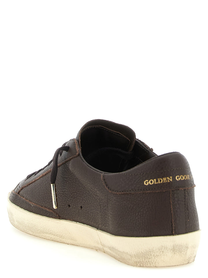 Golden Goose Super-Star Sneakers - Brown | bfbed2eaefae67b5bc87b71d3fd59120410c56ed